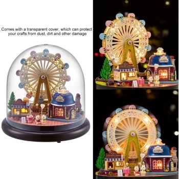 Mini dom zestaw z lampkami LED [12090000136]